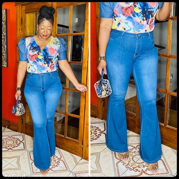 J&S Denim - High waist Flare Jeans